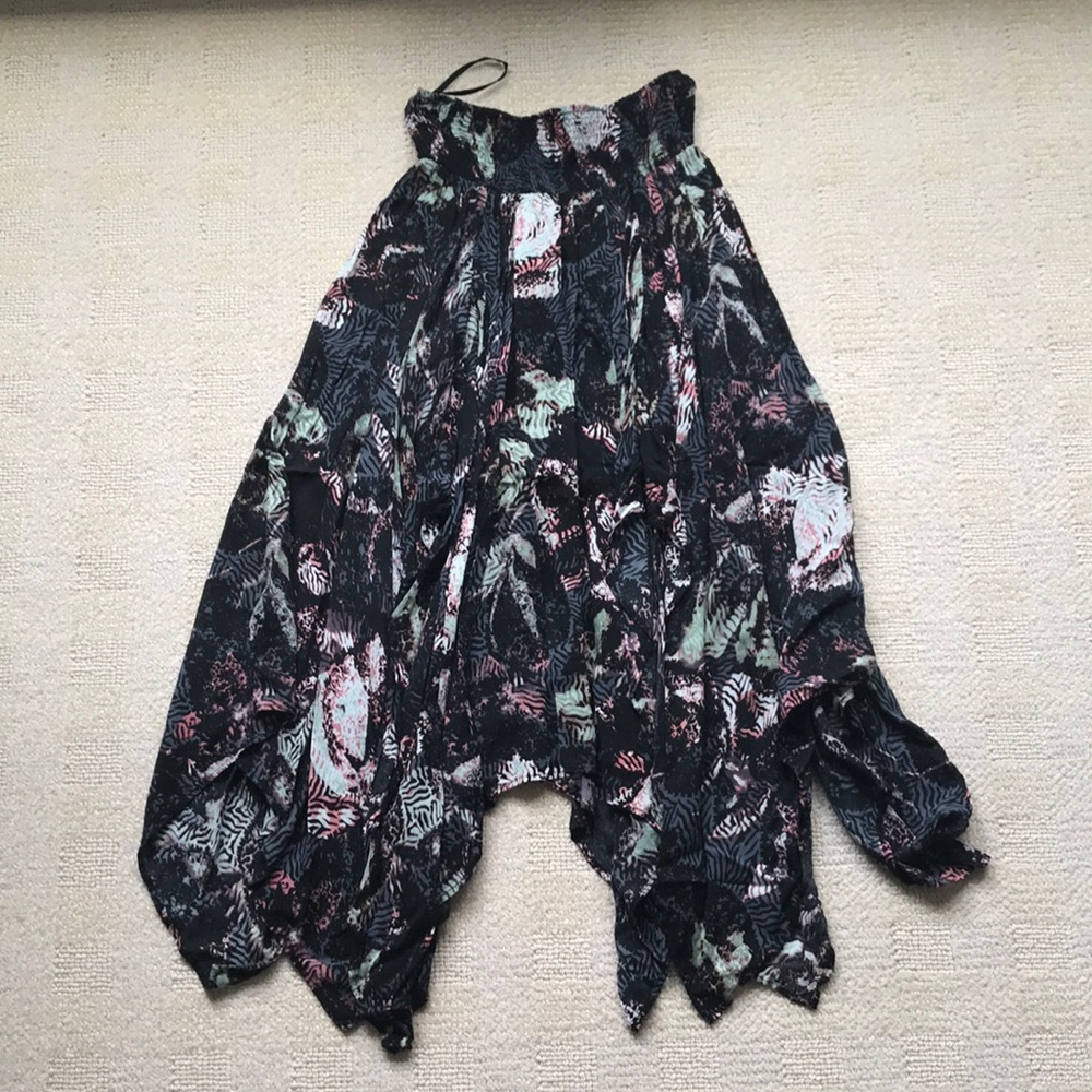 FP Asymmetrical Print Skirt